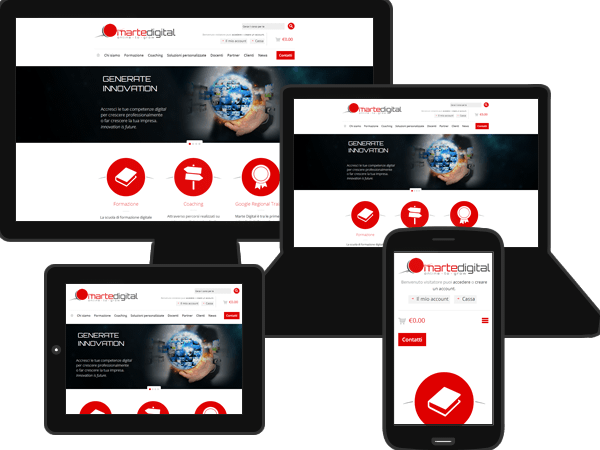 Marte digital Homepage